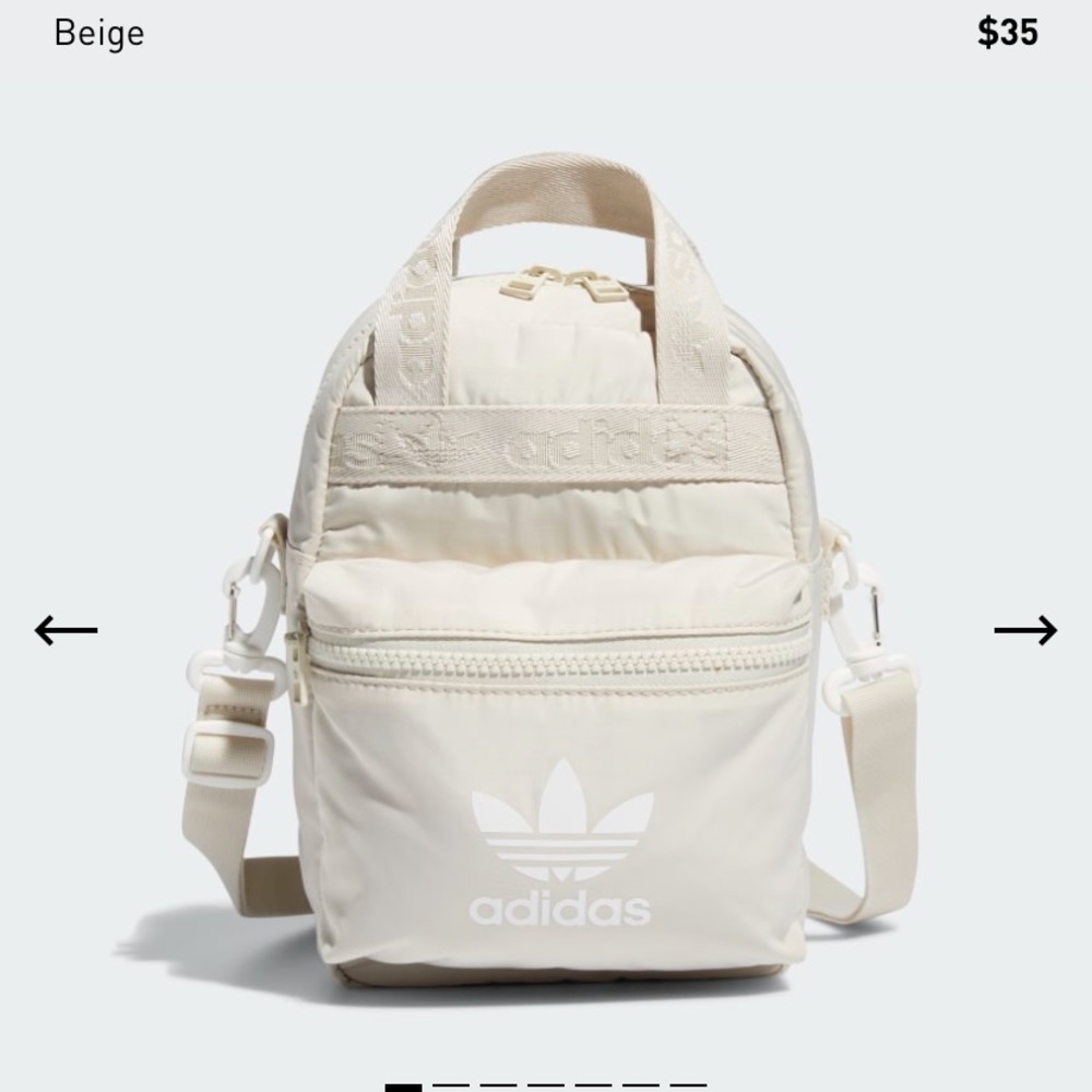 Adidas Off-White Micro Backpack